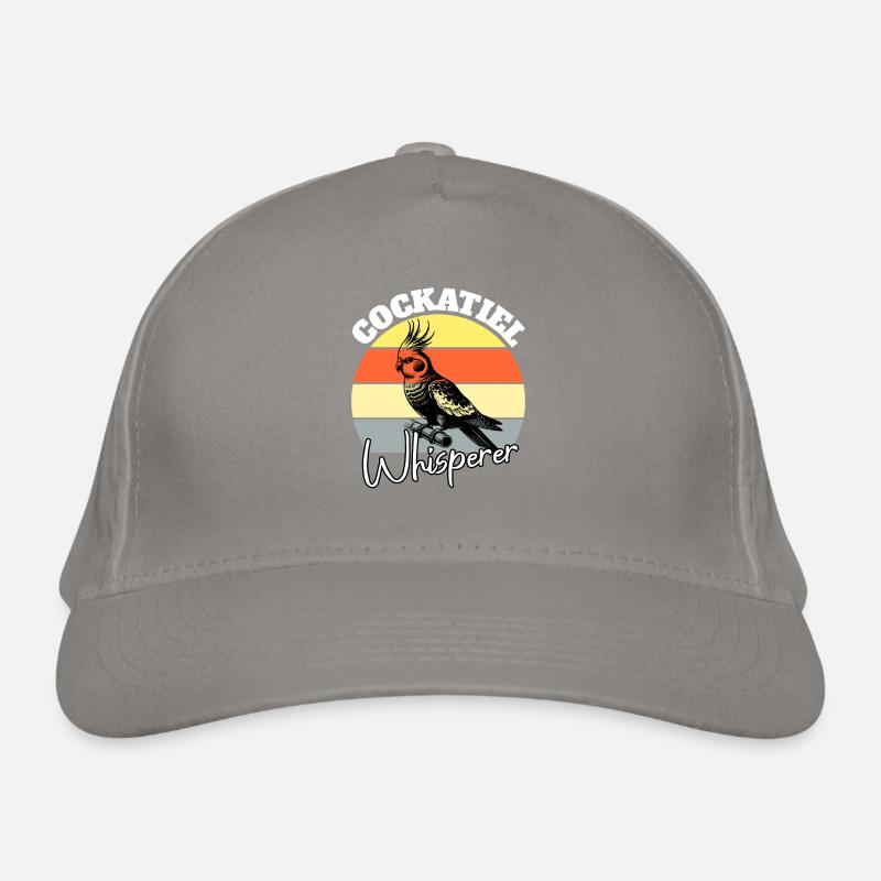 Nymphensittich Flüsterer Bio-Baseballkappe