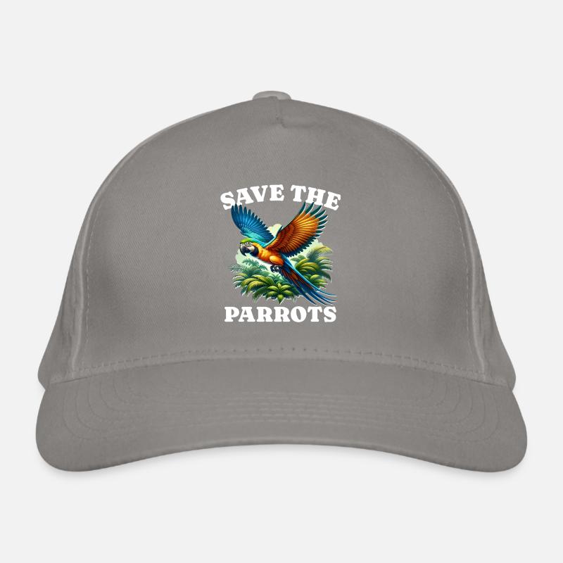 Save Macaw Parrot Organic Baseball Cap