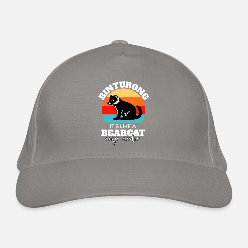 Funny raccoon bear sayings Organic Baseball Cap