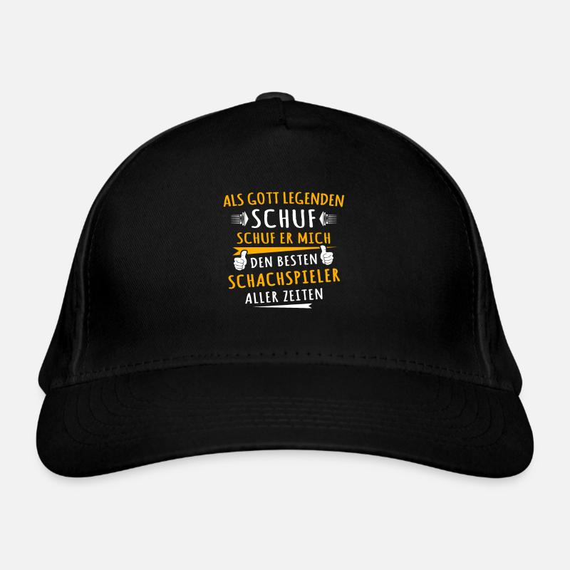 Schachspieler Bio-Baseballkappe