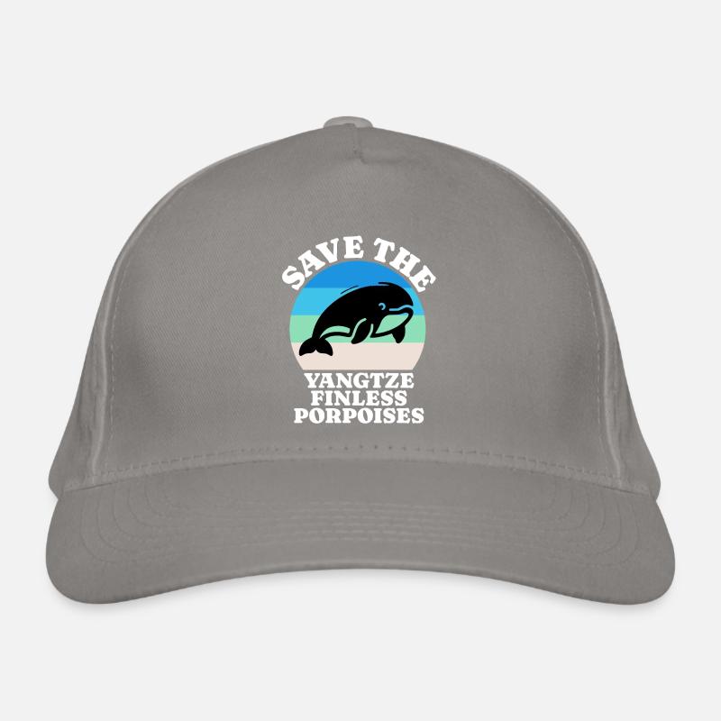 Dauphin lisse du fleuve Yangtze Casquette classique bio