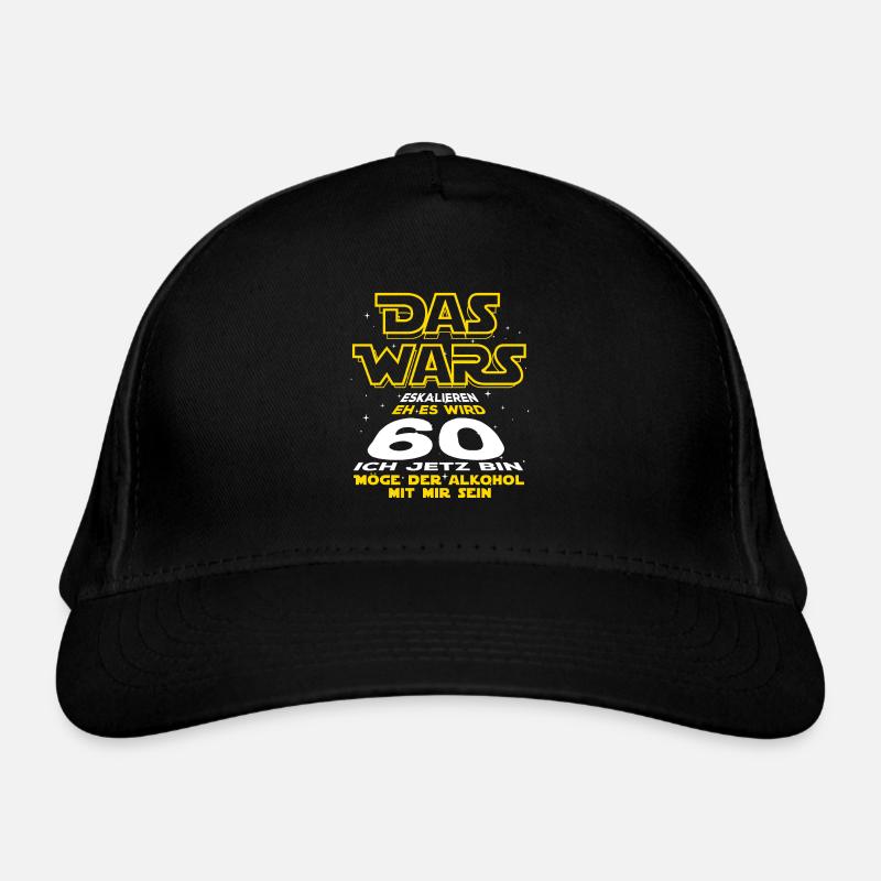 Das Wars, 60 ich jetzt bin. Geburtstag Geschenk Bio-Baseballkappe