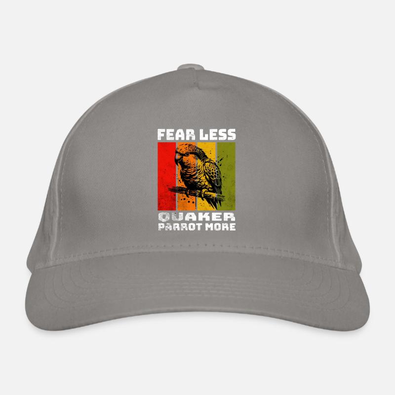 Quaker Parrot Monk Parakeet Organic Baseball Cap