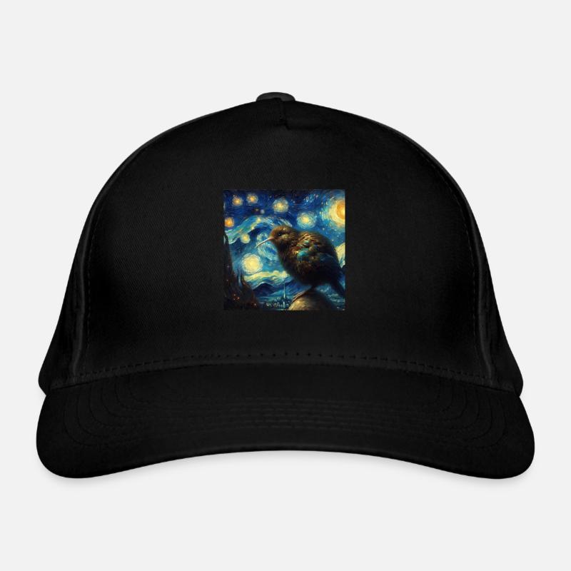 Kiwi oiseau nuit étoilée Casquette classique bio