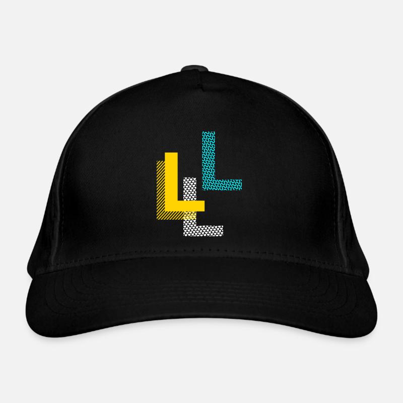Buchstabe L Bio-Baseballkappe