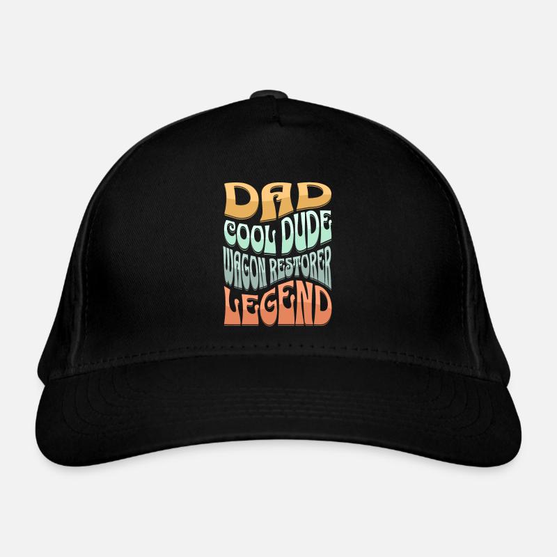 Dad Wagon Restorer Organic Baseball Cap