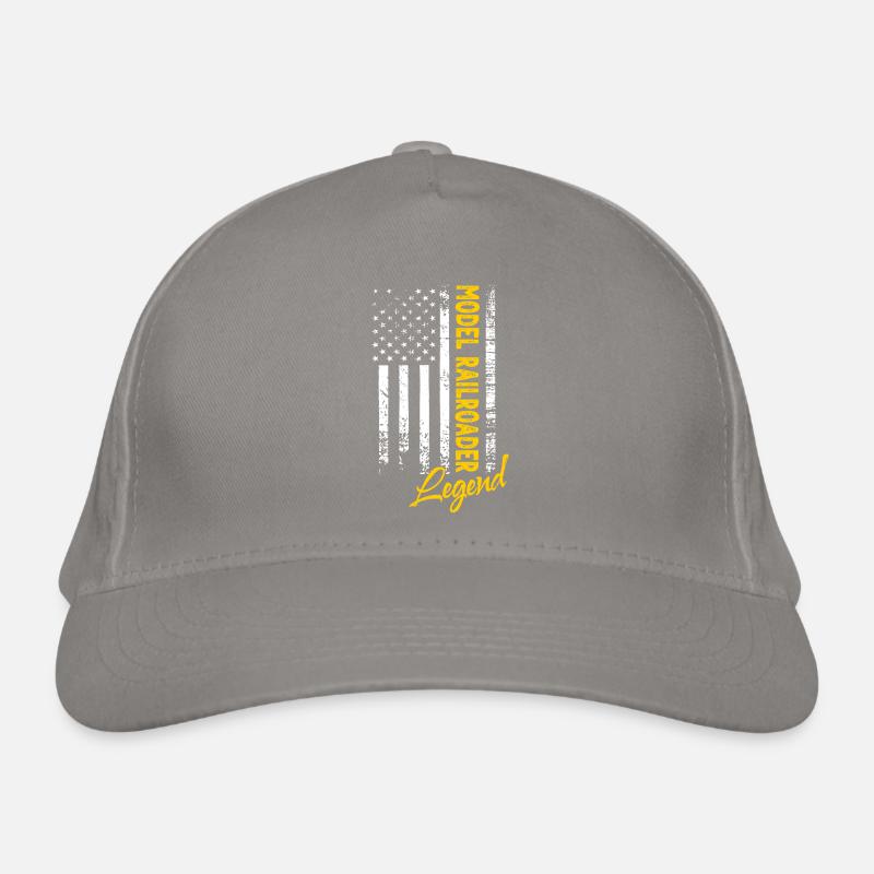 Model railroader legend Organic Baseball Cap