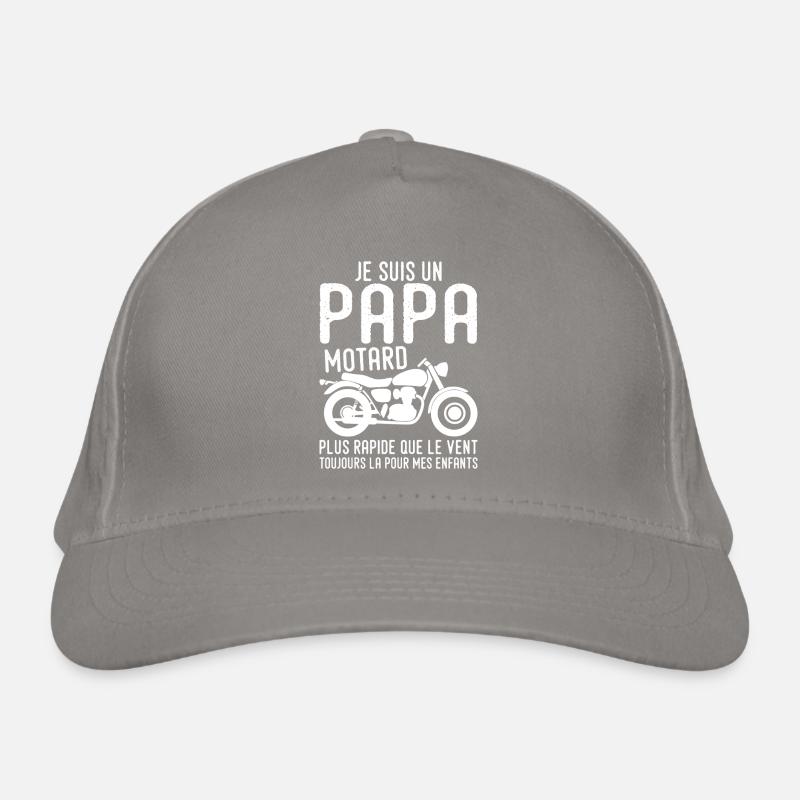 Biker Dad,Motorcycle,Father's Day Gift Organic Baseball Cap