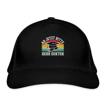 À partir de maintenant, s’il vous plaît, Monsieur le Docteur, Promotion, Cadeau - Casquette classique bio - noir - Devant