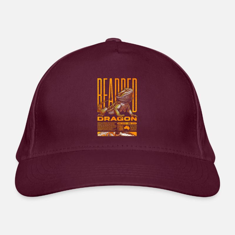 Bartagame Reptilienhalter Beardie Eidechse Bio-Baseballkappe