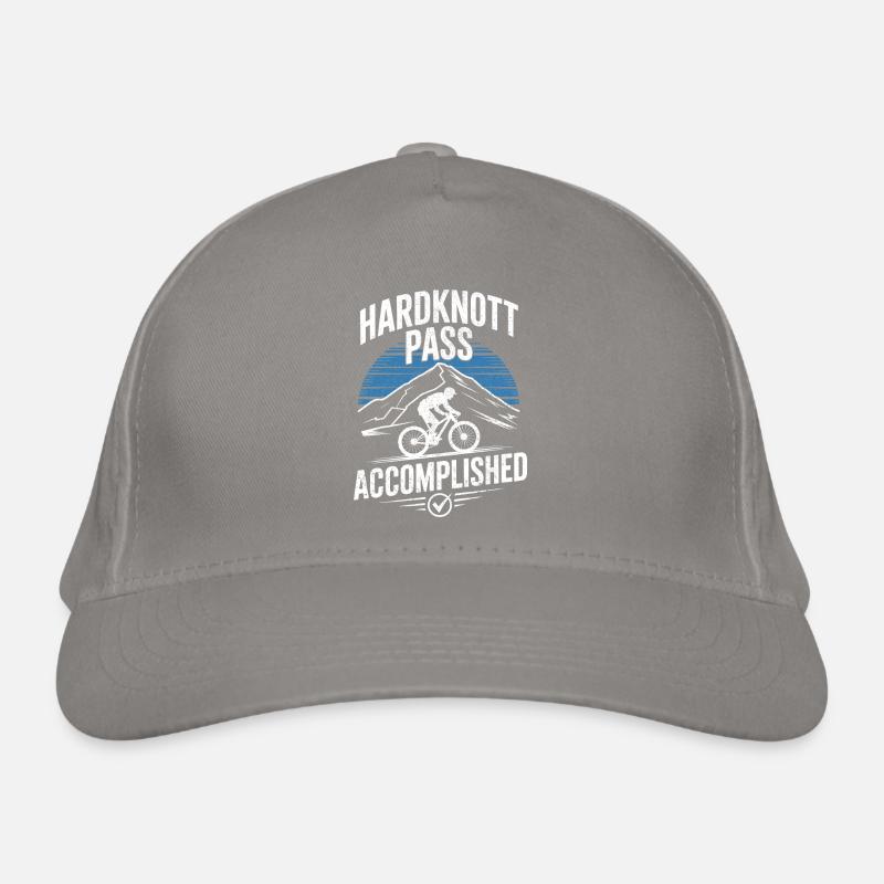 Hardknott Pass Erfolgreicher Biker-Radfahrer Bio-Baseballkappe