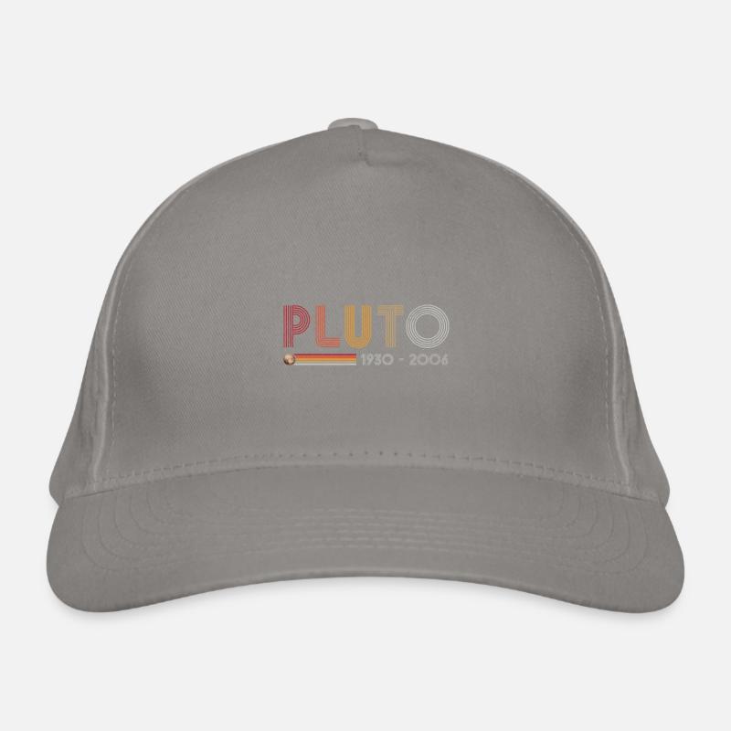 Pluto Vergessen Sie niemals Retro-Wissenschaft und Astronomie Bio-Baseballkappe