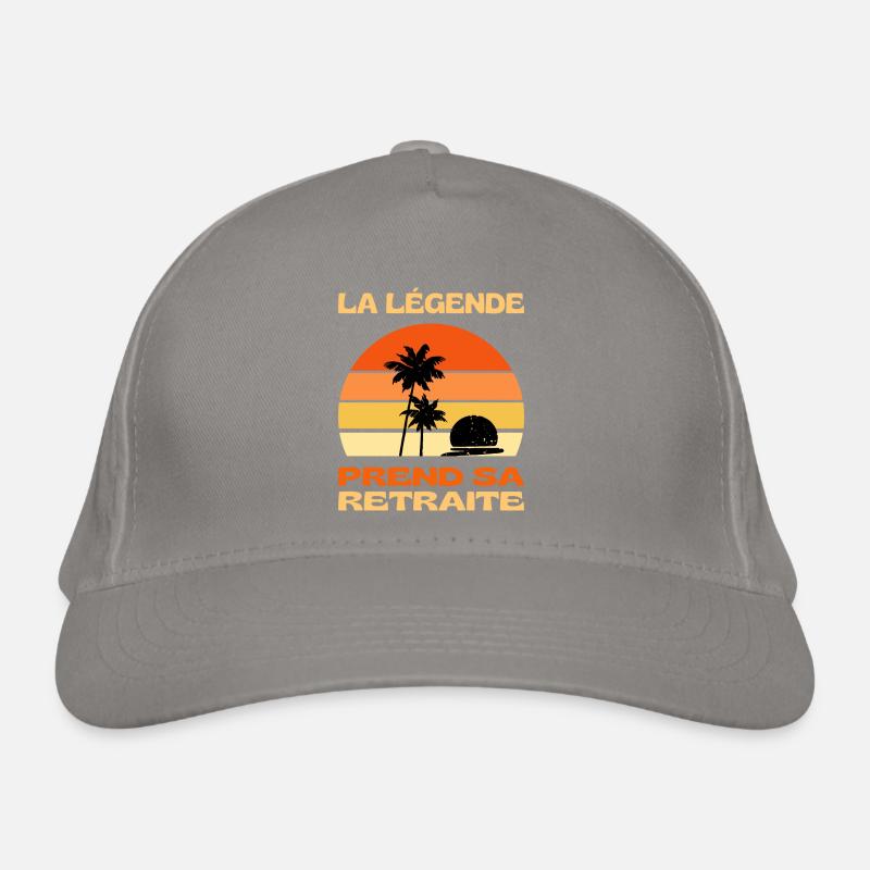 La Légende Prend Sa Retraite 2023 Cadeau Humour Casquette classique bio