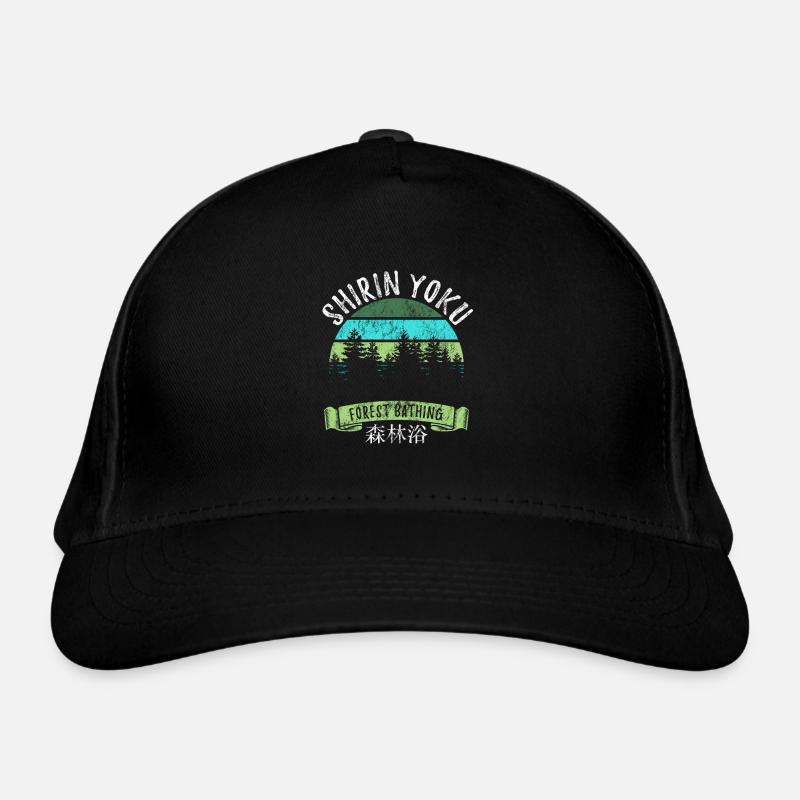 Shinrin yoku - Baignade en forêt - Méditation en forêt Casquette classique bio
