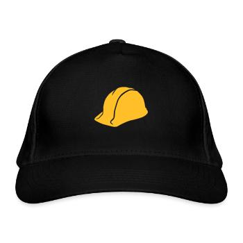 Bauknecht-Bauhelm - Bio-Baseballkappe - Schwarz - Vorne