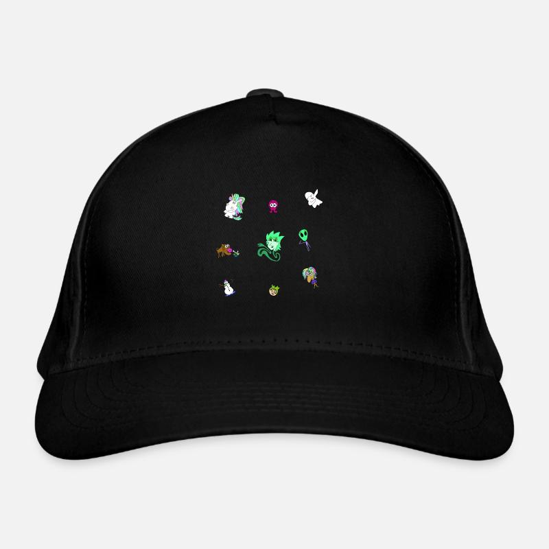 comic comicstyle character Organic Baseball Cap