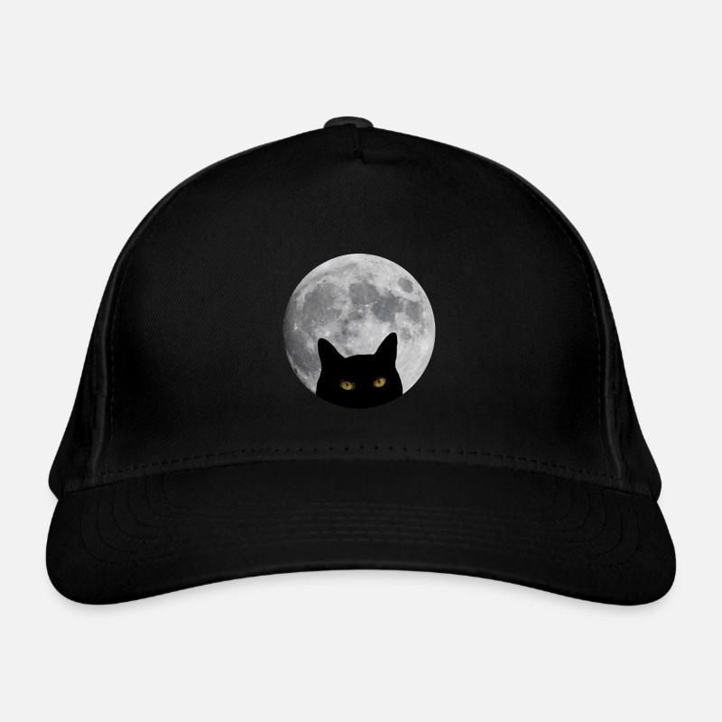 Chat dans la lune Casquette classique bio