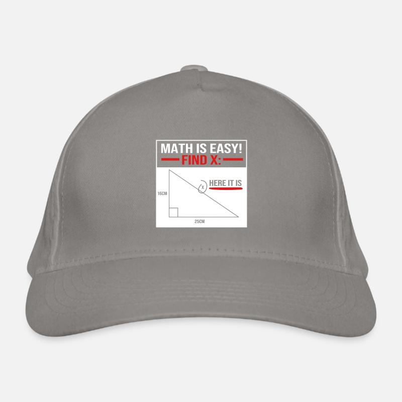 Mathematics Organic Baseball Cap