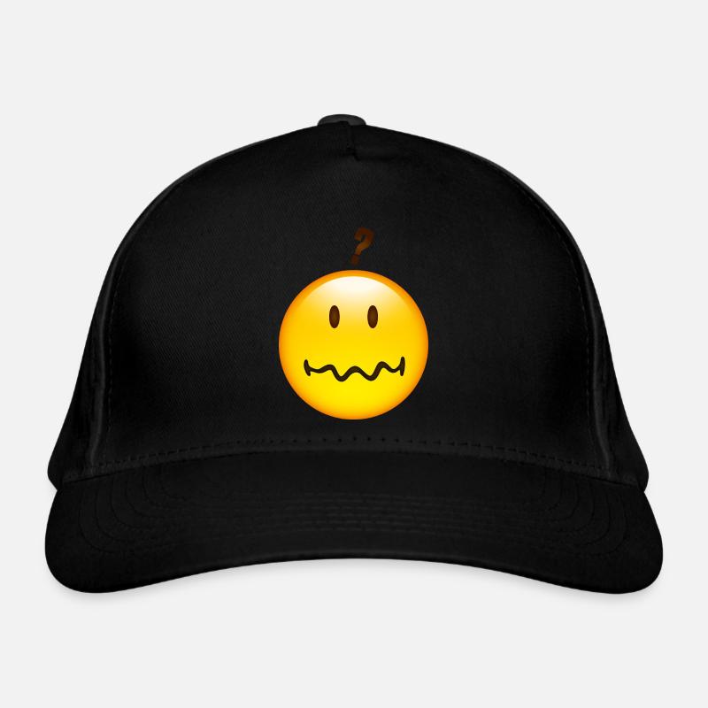 Smiley Question mark Bio-Baseballkappe