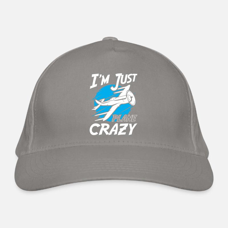 At Just Plane Crazy Organic Baseball Cap
