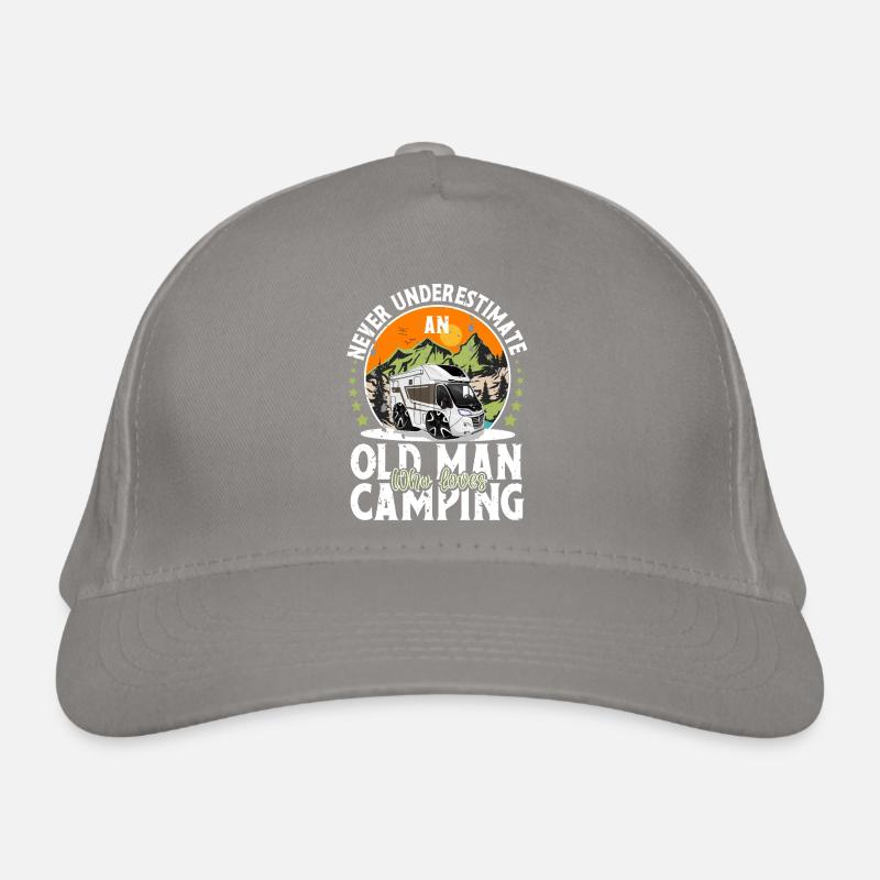 Camping Camper Campen Casquette classique bio