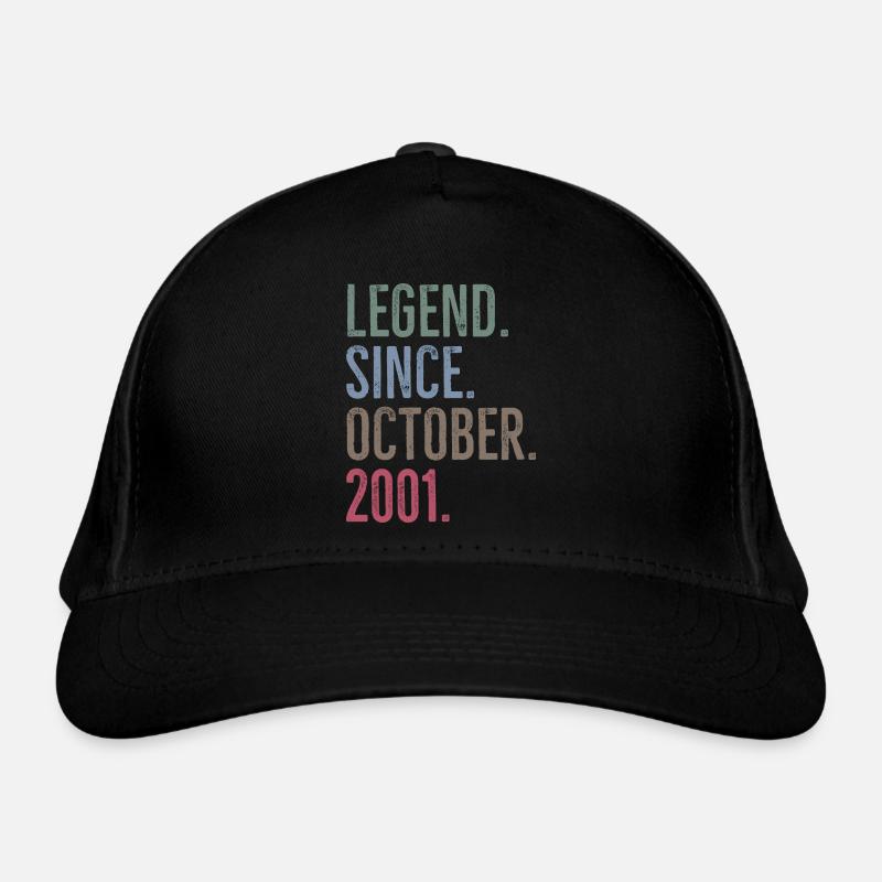 Légende depuis octobre 2001 Casquette classique bio