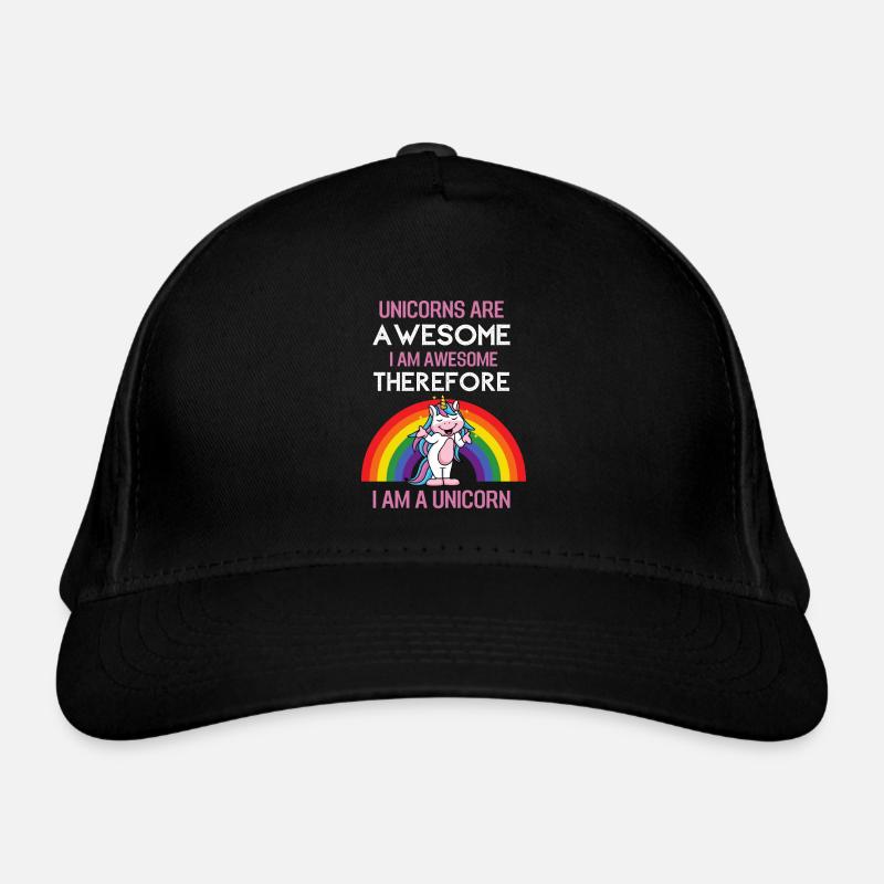 Magisches Tier Lustiges Geschenk Fantasy Einhorn Bio-Baseballkappe