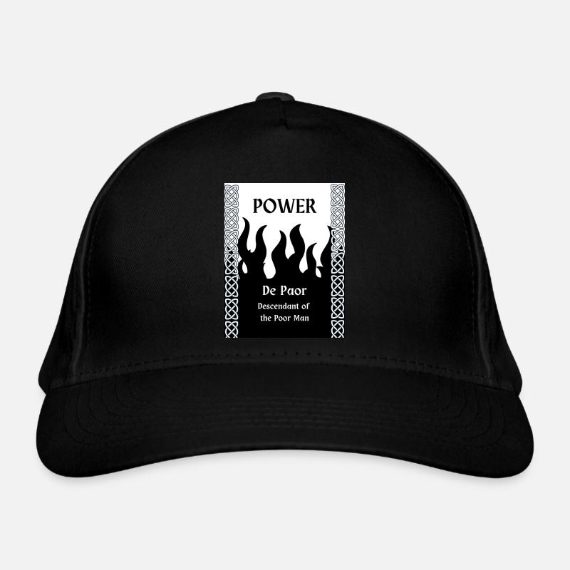 POWER NACHNAME Bio-Baseballkappe