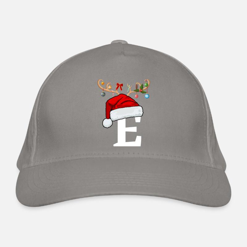 Brief E Weihnachtsmütze Bio-Baseballkappe