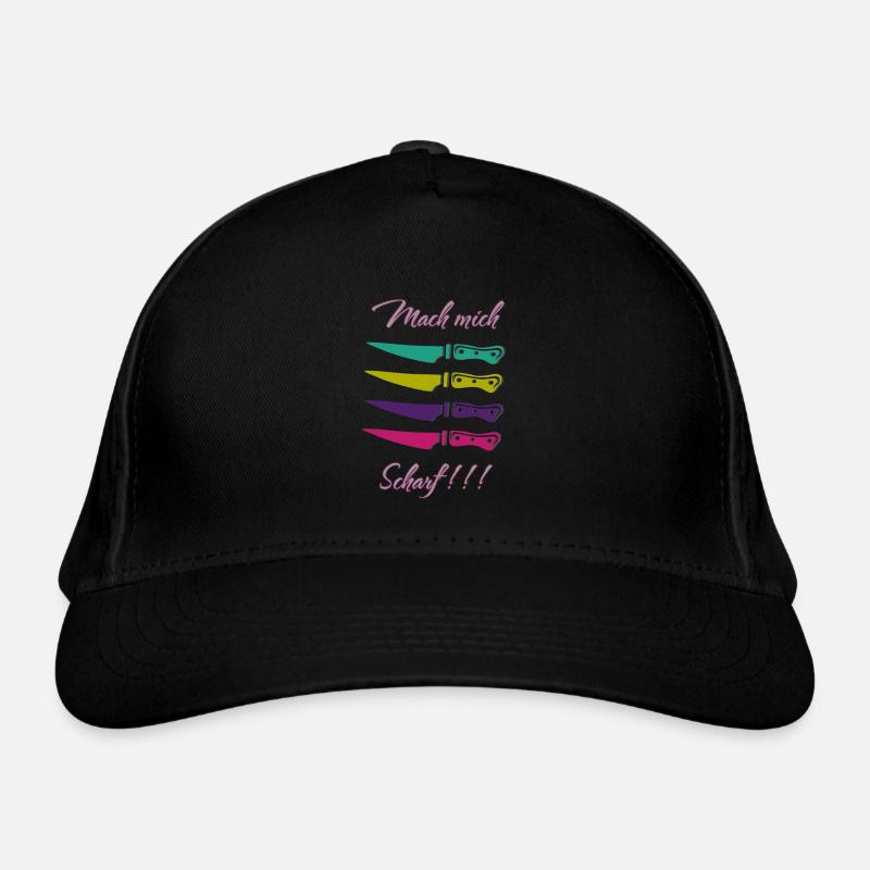 Mach mich scharf Design Bio-Baseballkappe