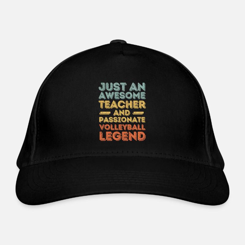 Professeur Volleyball rétro Casquette classique bio