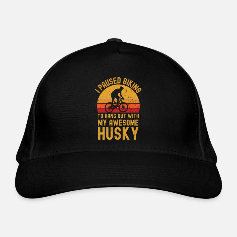 Cycling and Husky Organic Baseball Cap