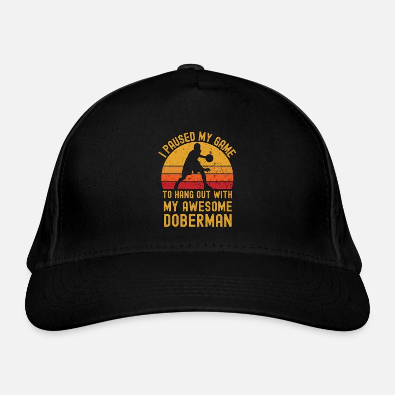 Basketball et Doberman Casquette classique bio