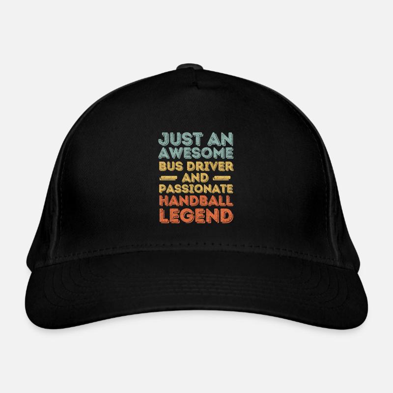 Bus driver handball retro Organic Baseball Cap