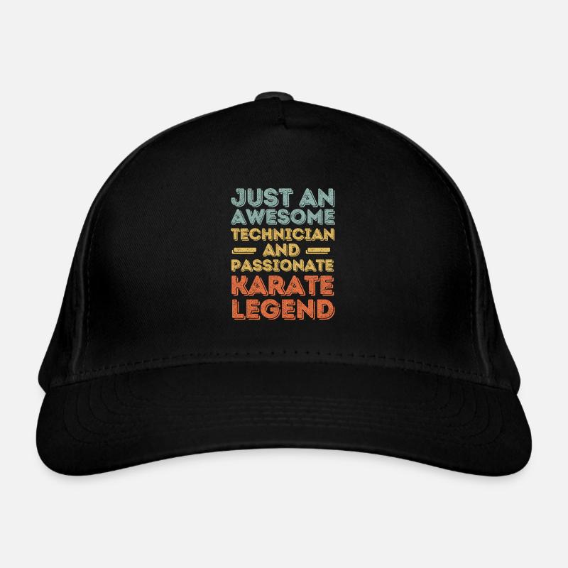 Technician Karate retro Organic Baseball Cap