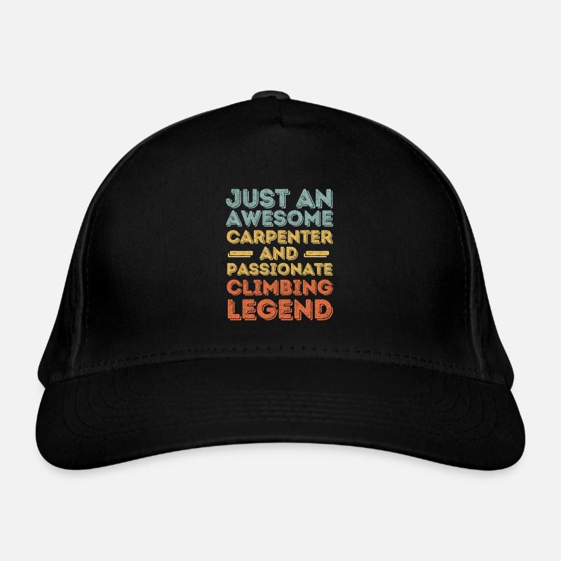 Zimmermann climbing retro Organic Baseball Cap