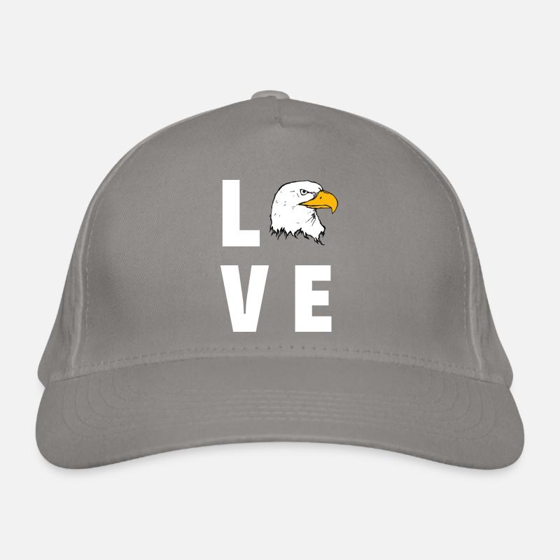 Love Eagle Organic Baseball Cap