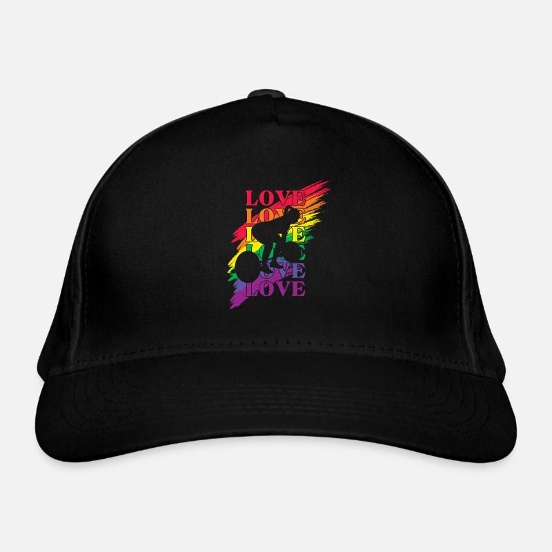 Gewichtheben LGBT Pride Bio-Baseballkappe