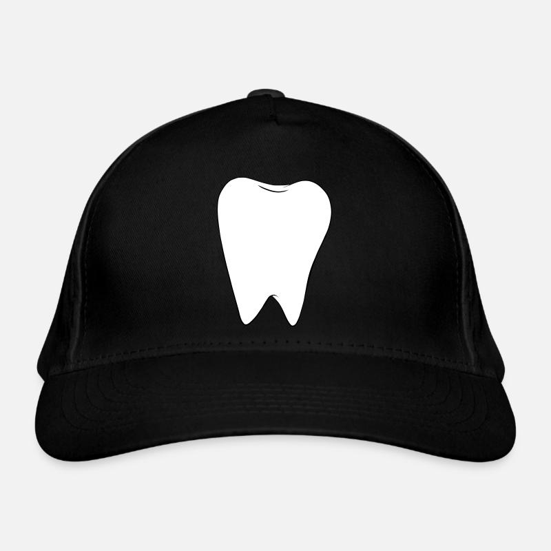 White tooth Organic Baseball Cap