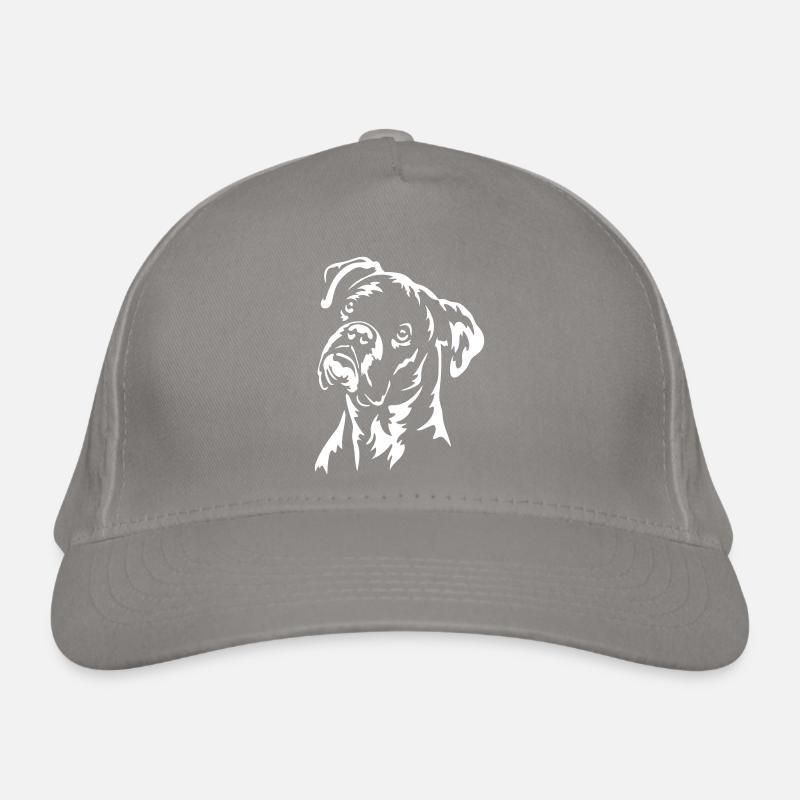 Boxer Head "Black Edition" Organic Baseball Cap