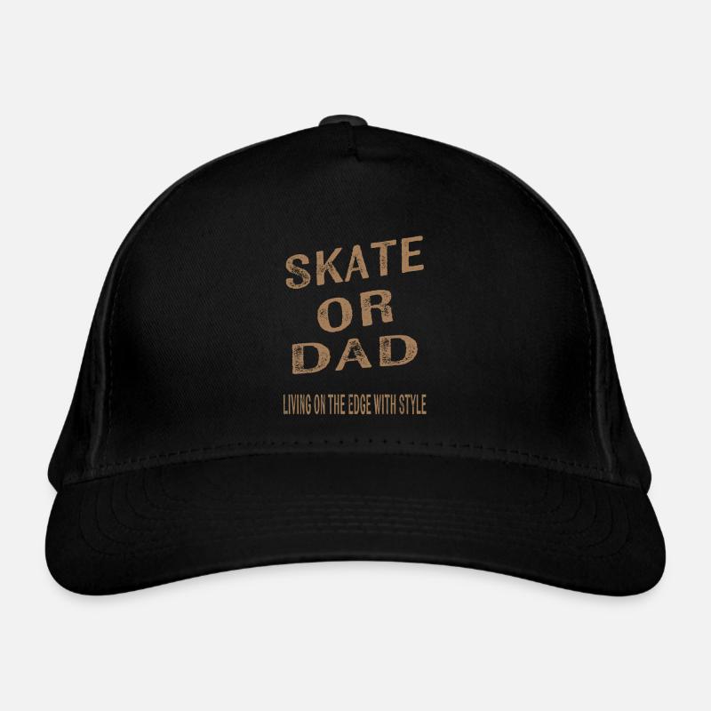 Skater Dad Idée cadeau unique pour papa Casquette classique bio