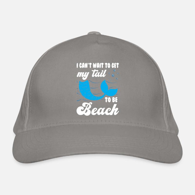 Mermaid Tail dans la plage Casquette classique bio