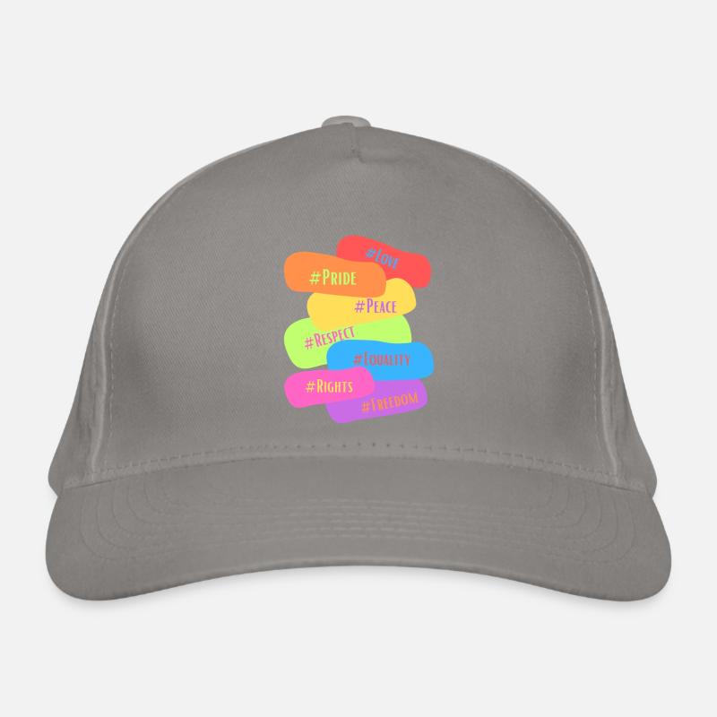 Pride words Organic Baseball Cap