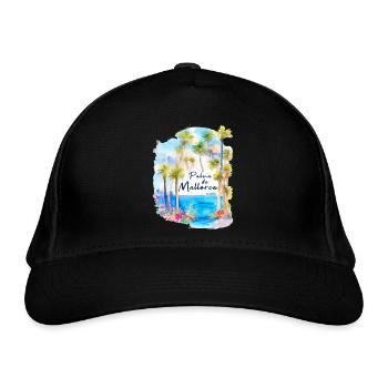 Palma de Majorque - Casquette classique bio - noir - Devant