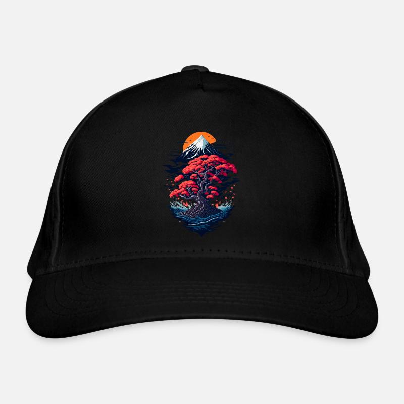 Beautiful bonsai tree scenery Organic Baseball Cap