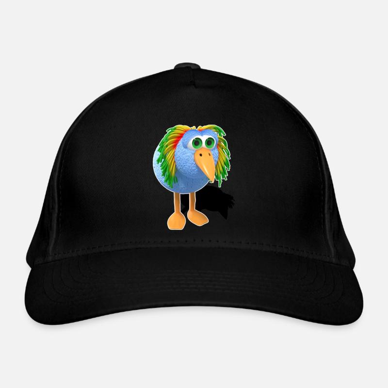 Reggae Bird Bob - Bio-Baseballkappe - Schwarz