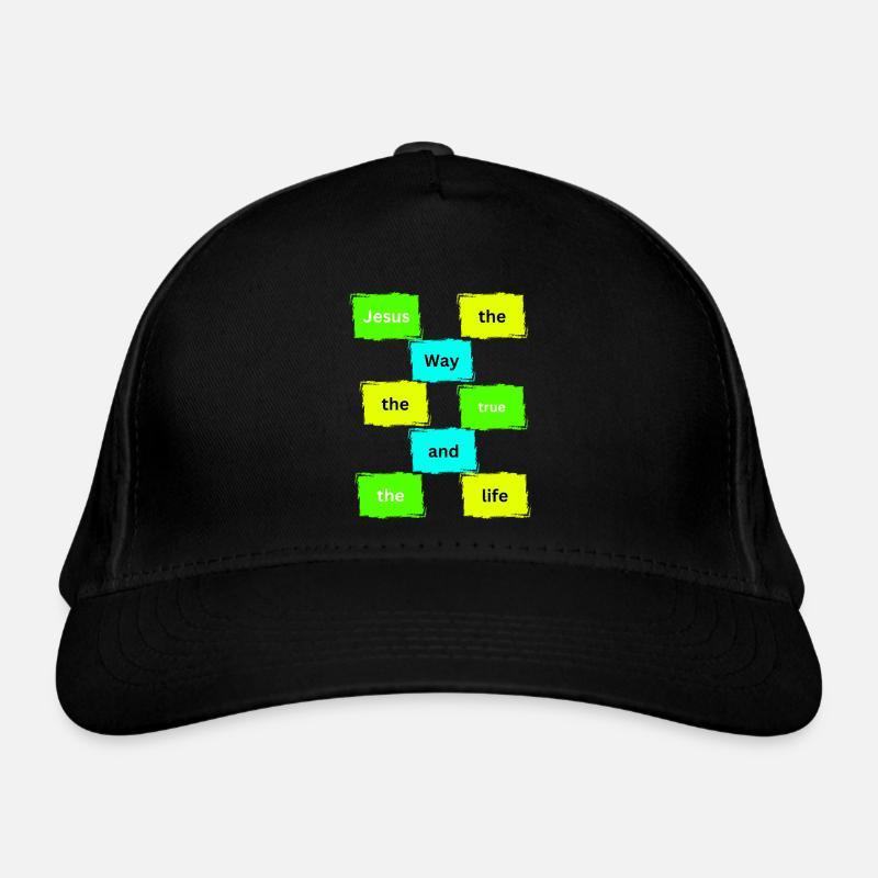 Jésus le chemin de la couleur Casquette classique bio