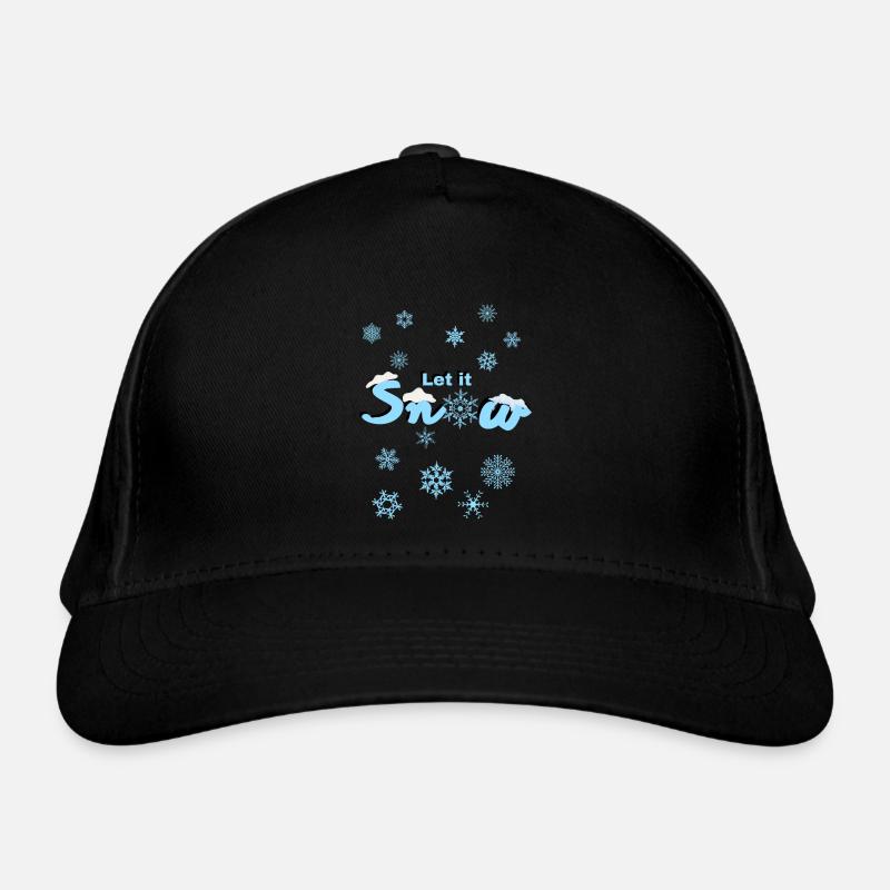 Qu’il neige Casquette classique bio