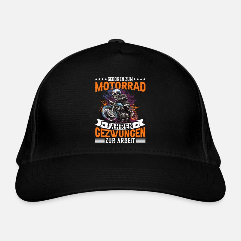 Motorrad Motorradfahrer Spruch Bio-Baseballkappe