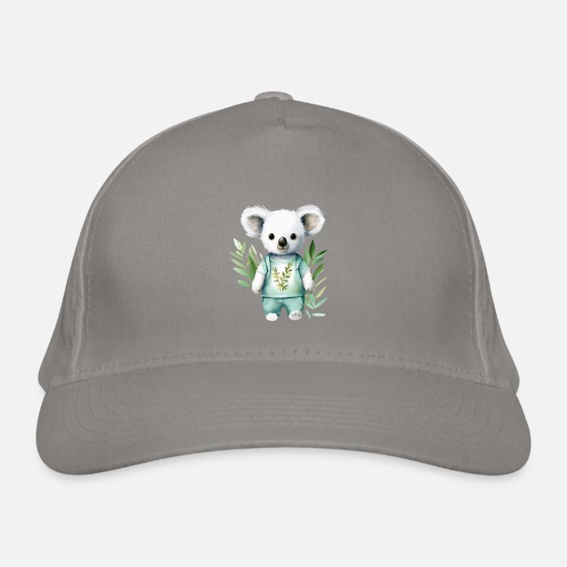 Eukalyptus-Träumer: Koala-T-Shirt Bio-Baseballkappe
